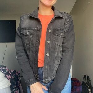 Maurices Charcoal Denim Jacket